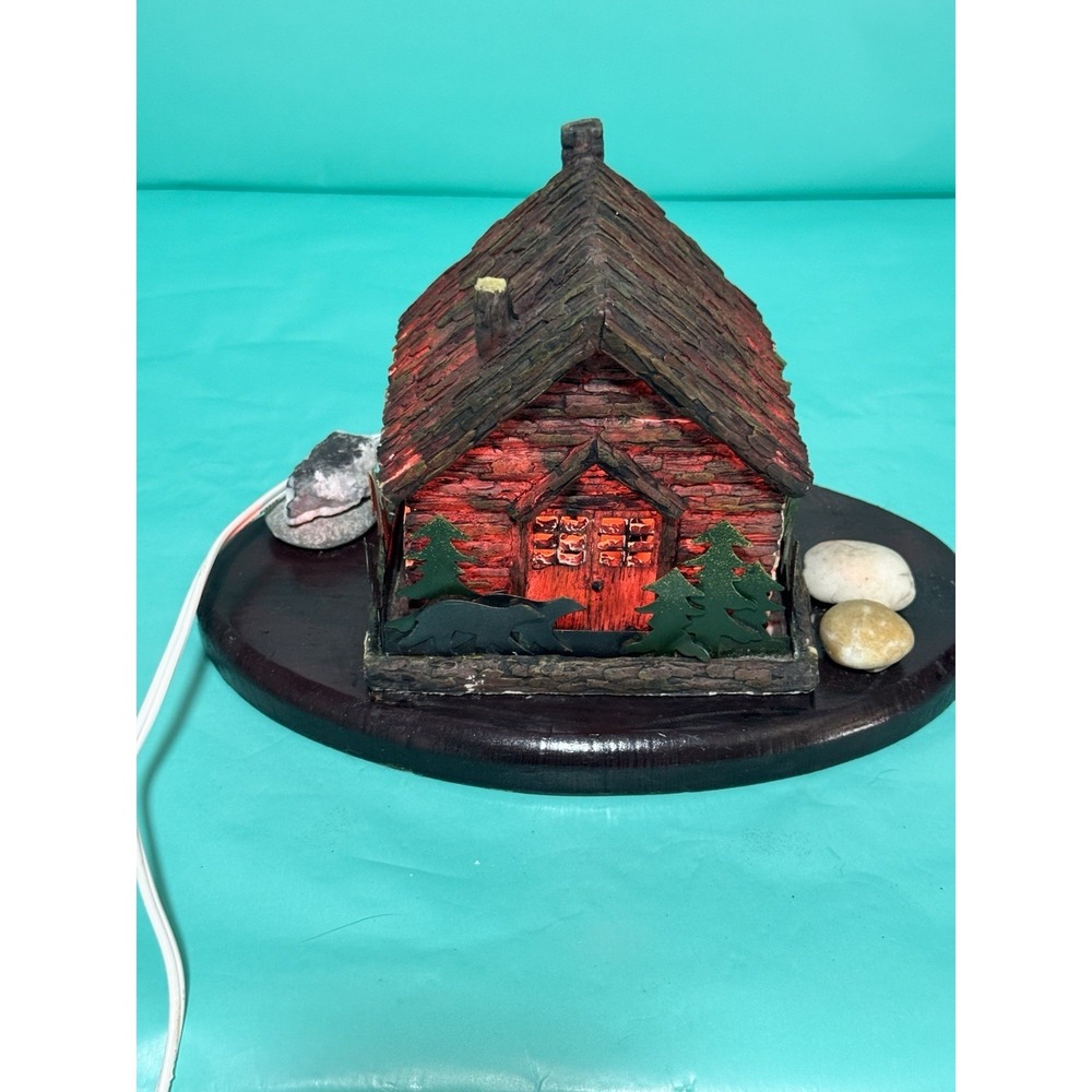 Rustic‎ Light up Cabin Decor House